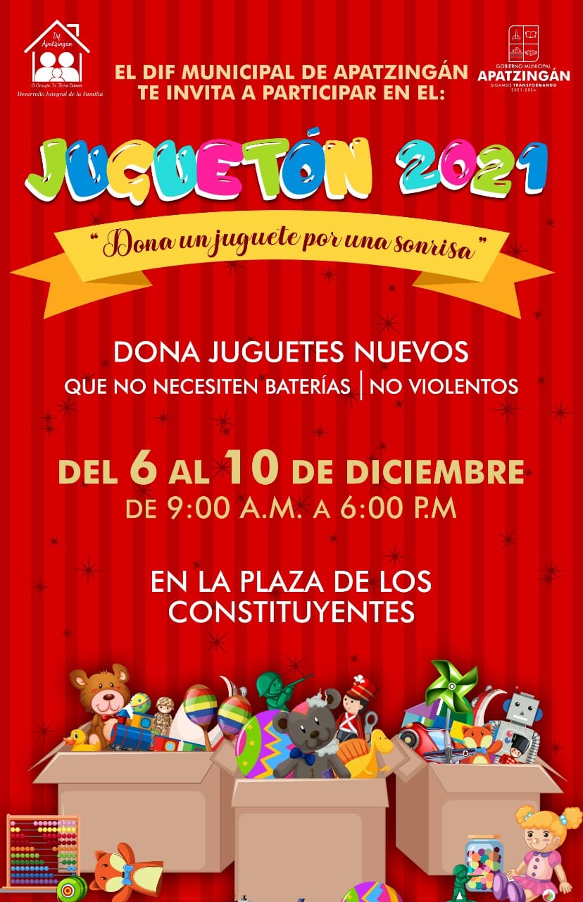 Inicia el lunes Juguetón, invitan a donar regalos para los niños y ...