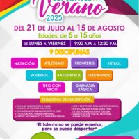 ¡Ya vienen los cursos de verano en la Unidad Deportiva! ☀️🏃‍♀️⚽