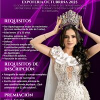 SE ABRE CONVOCATORIA REINA OCTUBRINA 2025