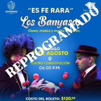 📣 Atención Informamos que el evento del día 31 de agosto se reprograma por causas extraordinarias