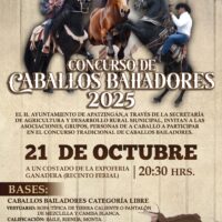 El Ayuntamiento de Apatzingán, a través de la Secretaría de Agricultura y Desarrollo Rural Municipal, te invita al Concurso de Caballos Bailadores 2025 🐴