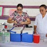 Apatzingán agradece la participación en el Macro Módulo de Vacunación