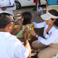 Continúa la jornada preventiva contra el sarampión en Apatzingán