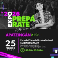 ¡Llega la EXPO PREPÁRATE 2026 a Apatzingán!