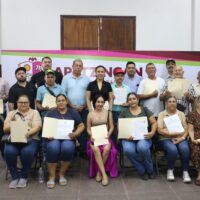 Gobierno de Apatzingán que encabeza Fanny Arreola avanza en las concesiones de agua a productores