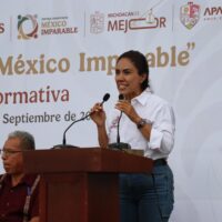 Apatzingán inicia construcción del Centro Comunitario México Imparable: Fanny Arreola